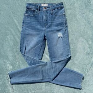 Madewell curvy high-rise skinny jeans